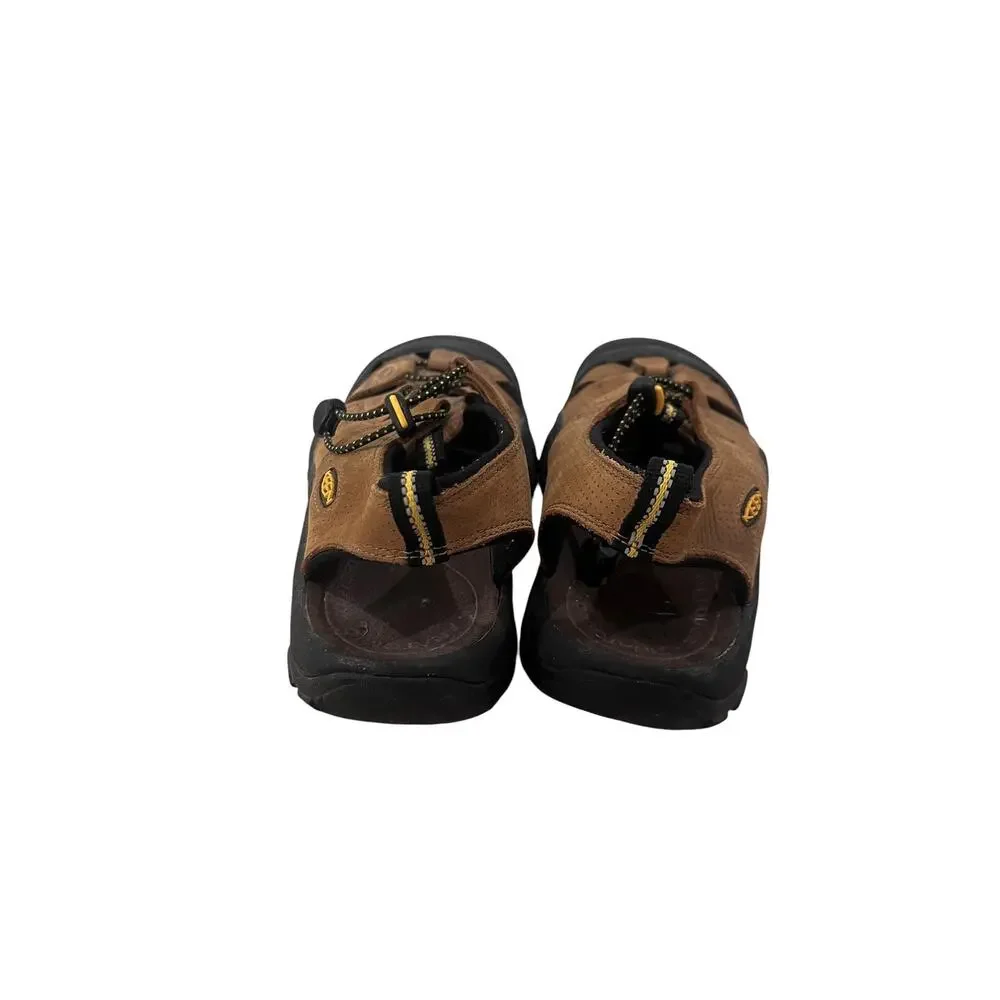 KEEN Shoes Womens Size 9 Brown Waterproof Closed Toe Fisherman Sandals Nubuck - Picture 4 of 8